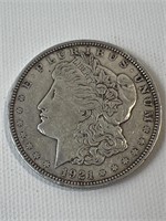 1921 D Morgan Silver Dollar