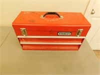 Stanley metal tool box 2 drawer