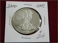 2000 American Silver Eagle Dollar - UNC