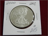 2000 American Silver Eagle Dollar - UNC