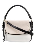 Kate Spade New York White Leather Top Handle Bag