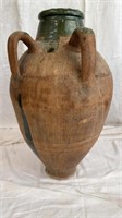 Wonderful Antique large Italian olive oil, jug,