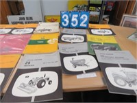 JOHN DEERE SERVICE MANUALS, OPERATOR MANUALS,