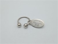 Tiffany & co Sterling Silver Key Fob 19 grams