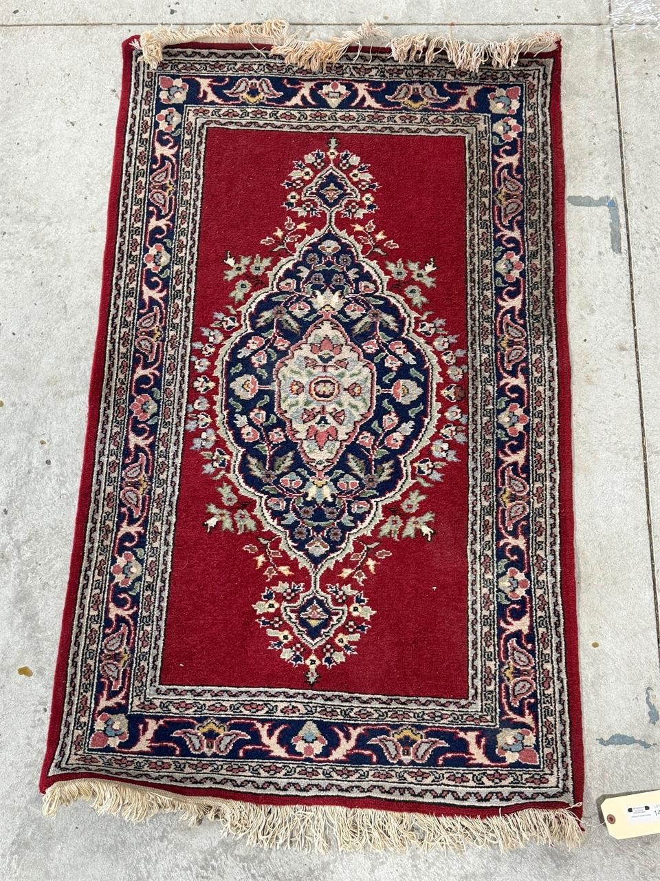 Oriental Rug 33.5" X 55".