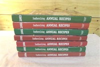 Set of 7 Southern Living Annual Cookbooks