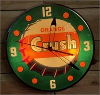 15in Orange Crush Soda Lighted Advertising Glass
