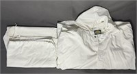 Cabelas White Cover up 2 Piece Suit, Size 2XL