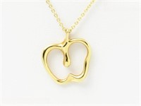 18k Gold Tiffany & Co. Apple Necklace