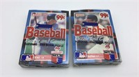 Donruss Baseball Card Pack lot of 2