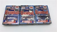 Donruss Baseball Card Pack lot of 3