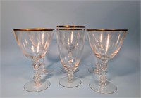 Beautiful Tiffin-Franciscan Wine Goblets