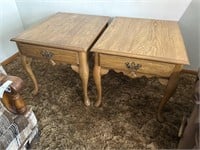 2 End Tables - 27” x 22”