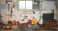 Tool Lot w/ Hand Tools, Delta Box, Hempe, Staplers