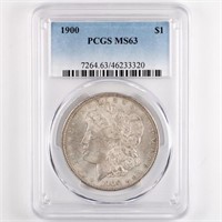1900 Morgan Dollar PCGS MS63
