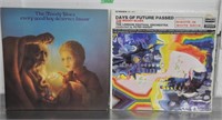 Lot of 2 Moody Blues vinyl records