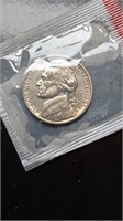 Uncirculated 1985-D Jefferson Nickel In Mint Cello