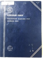 1930-1971 Lincoln Cent Whitman Album 89 Coins
