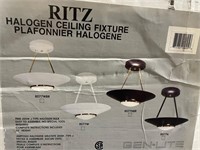 GEN-LITE Ritz Haloggen Ceiling Fixture