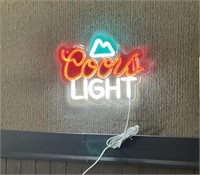 Coors Light lighted sign 8x10