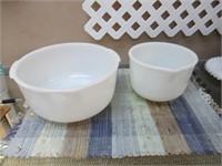 Fire King Nesting Mixing Bowls - Only 2
