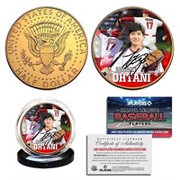 Shohei Ohtani Triple 24k Gold Pl 2023 Us Jfk Coin