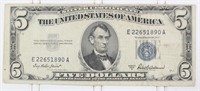 1953-A $5 Silver Certificate