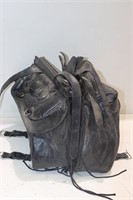 LEATHER MOTORCYCLE SADLE BAGS