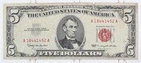 1963 $5 United States Note (Red Seal)