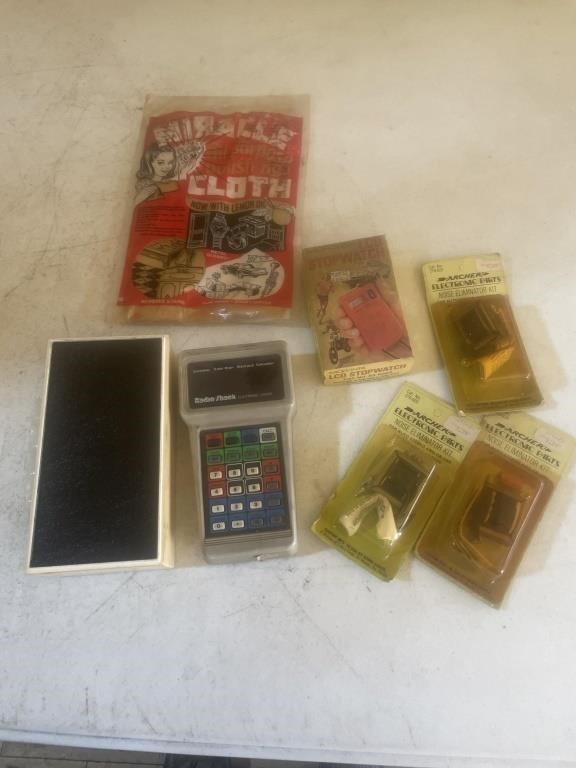 RadioShack blackjack game, miracle cloth,