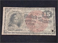 1862 15 Cent Fractional Note