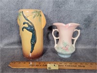 Roseville & Hull Art Pottery Pieces