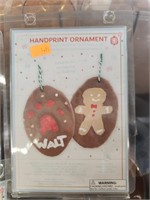 Hand print ornaments