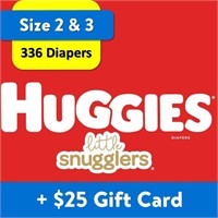 Huggies Little Snugglers Baby Diapers Size 2 180