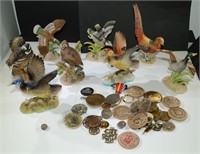 TOKENS-WOOD NICKELS-PINS-DUCKS