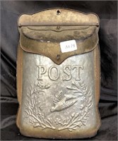 DECORATIVE METAL POST BOX