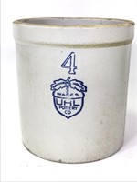 UHL Pottery Acorn Wares 4 Gallon Stoneware Crock