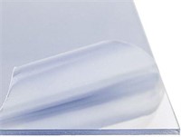 Polycarbonate Clear Plastic Sheet, 1/4"x12"x24"