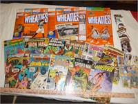 Vintage Comic Books - Sports Cards - Wheaties Box