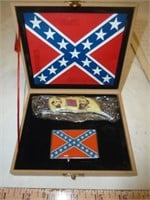 Dixie Flag Lighter & Pocket Knife Gift Set