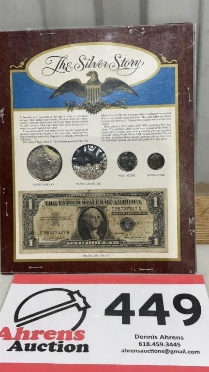 THE SILVER STORY- SILVER CERTIFICATE -