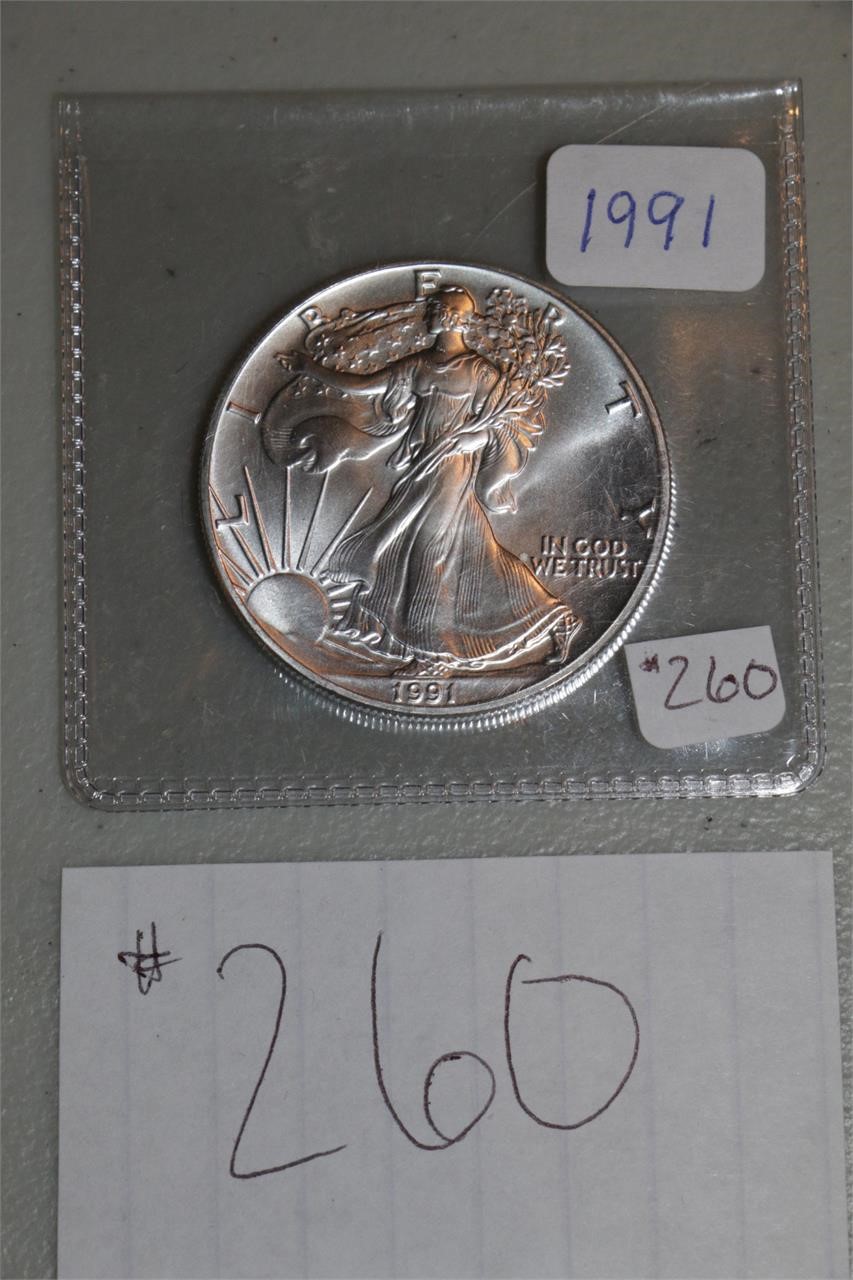 1991 American Silver Eagle