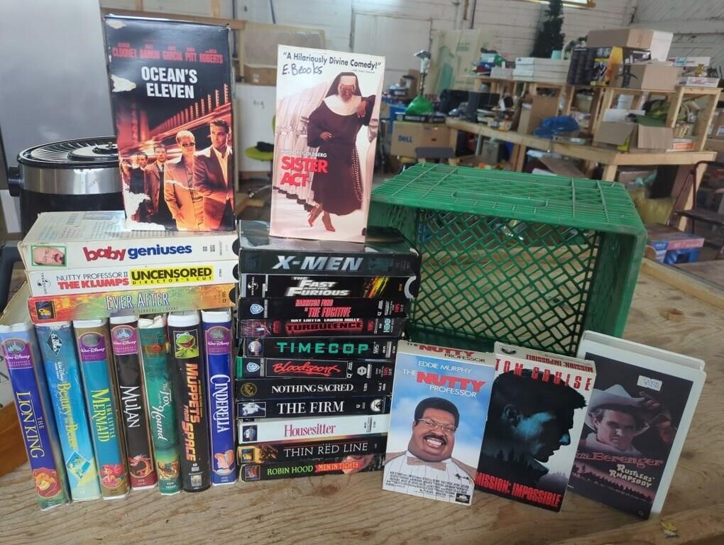 Lot of Popular VHS Classics