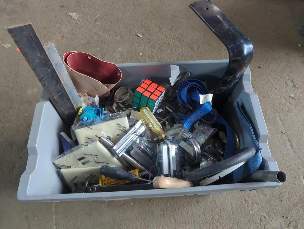 Large Selection of Tools and Hardware in Plastic