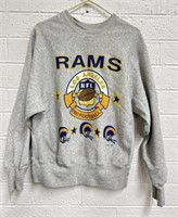 Vintage Los Angeles Rams Crewneck Sweater Sz M