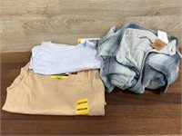 Men’s medium flannel, tshirt & shorts