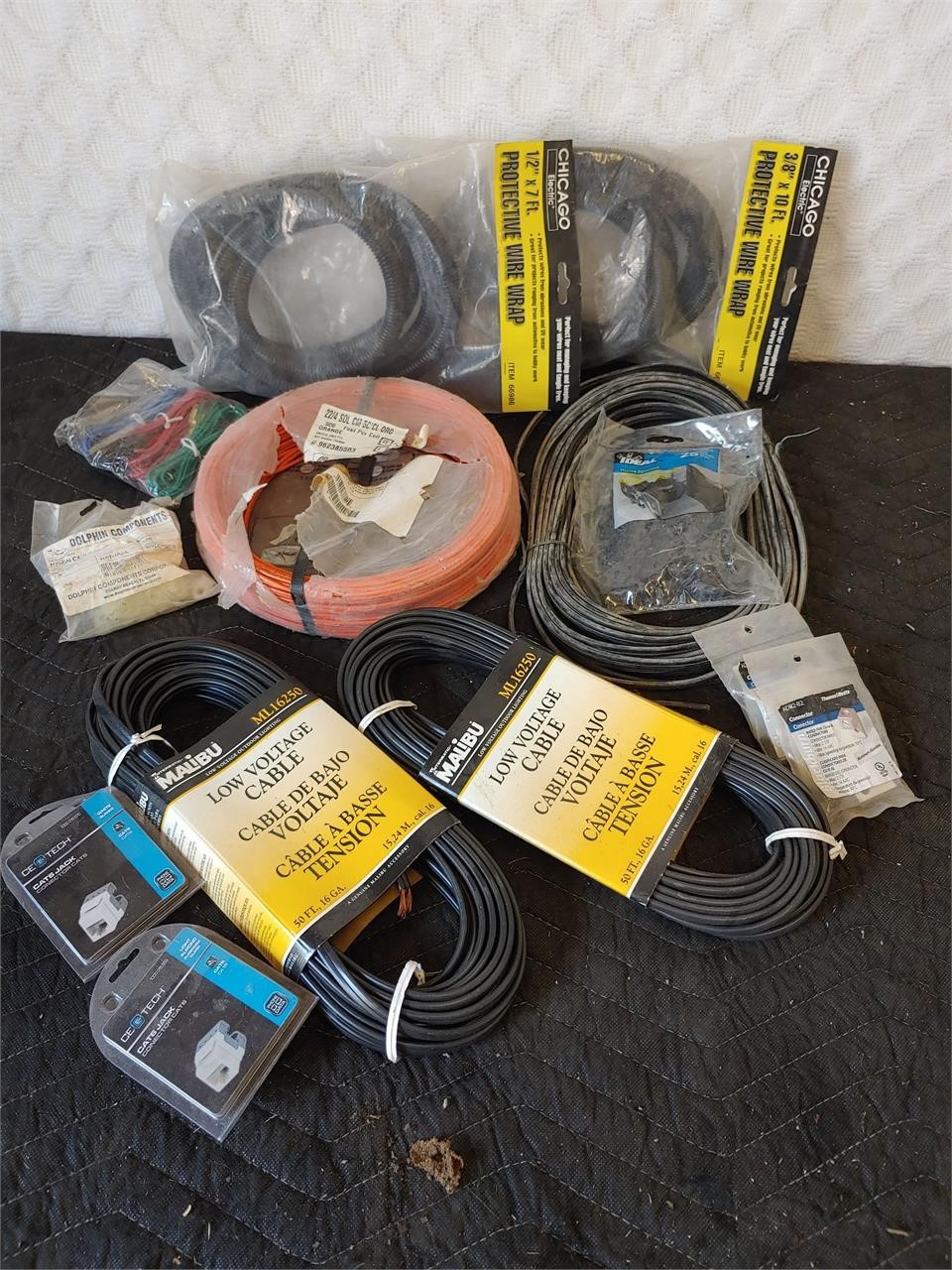 Electrical - Lot of Cable and Connectors