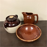 3 Vintage Stoneware