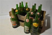Pint Sized 7up & Squirt Soda Bottles