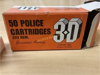 3D 50 POLICE ROUNDS 223REM